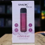 SMOK NOVO 3 KIT IML PURPLE RED CARBON FIBER SMOK NOVO 3 KIT IML PURPLE RED CARBON FIBER