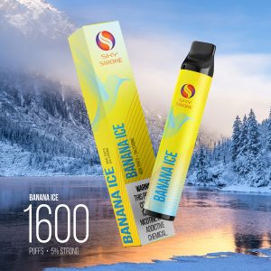 SKY SMOKE 1600 Banana Ice / Банан Лёд