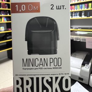 Картриджи для Pod системы Brusco aspire Minican 0,1 Ом 2шт (Черный)