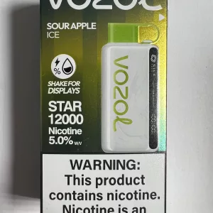 VOZOL STAR 12000 затяжек Sour Apple