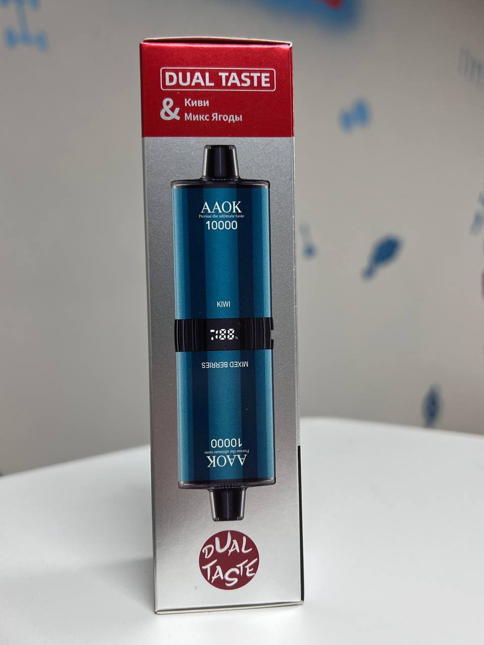 Электронная сигарета AAOK 20000тяг 2в1 Киви & Ягодный Микс