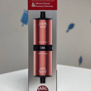 Электронная сигарета AAOK 20000тяг 2в1 Яблоко Персик и Розовый Лимонад