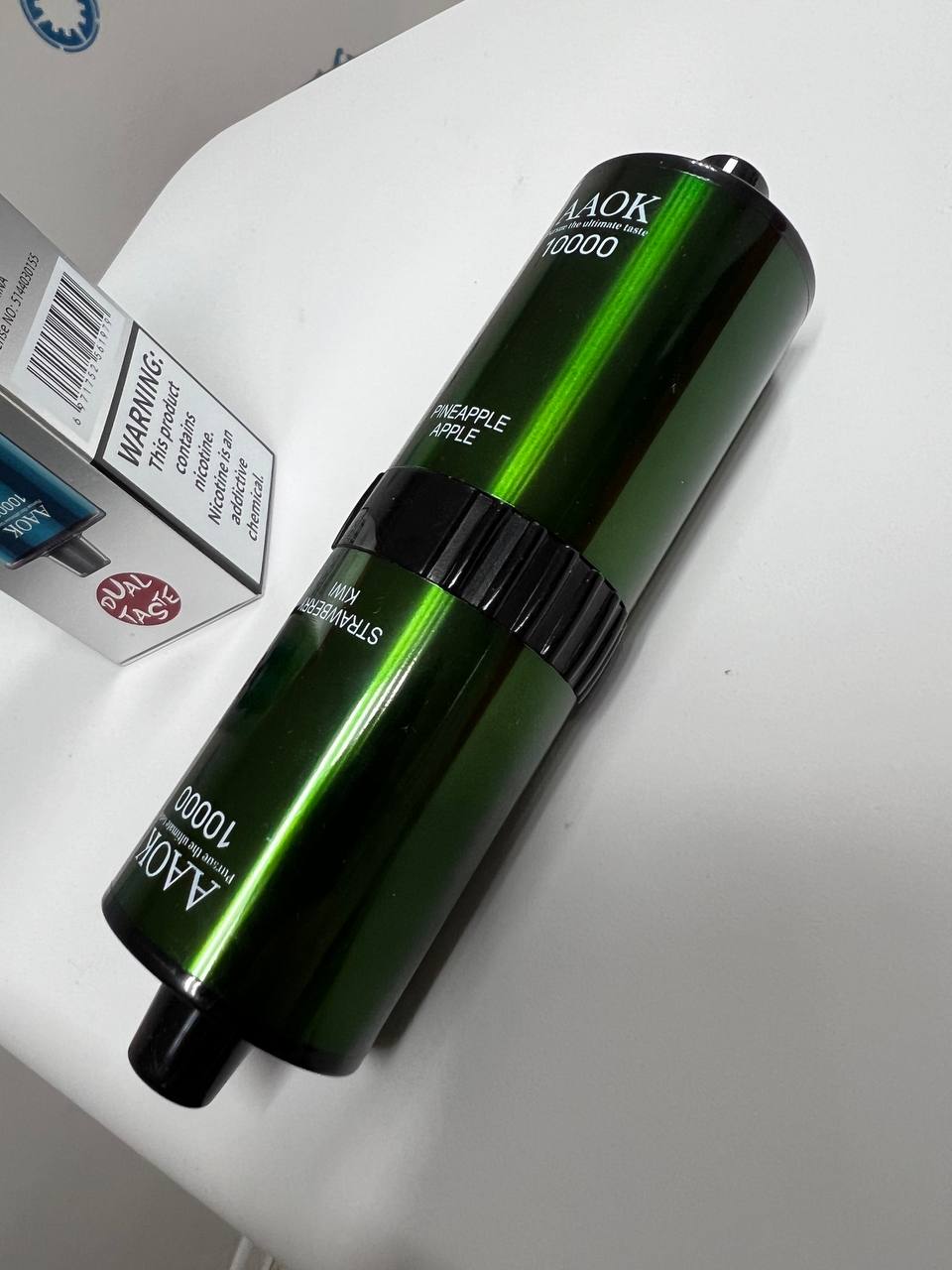 Электронная сигарета AAOK 20000тяг 2в1 Яблоко Персик и Розовый Лимонад