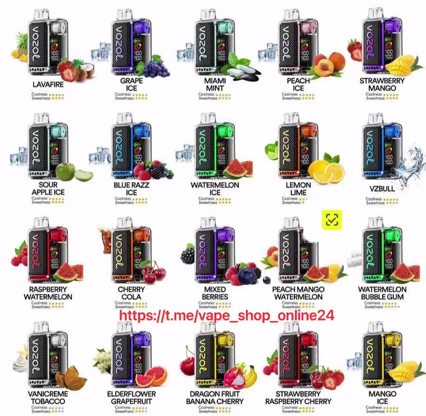 Vozol Vista 20000 Майами Мята