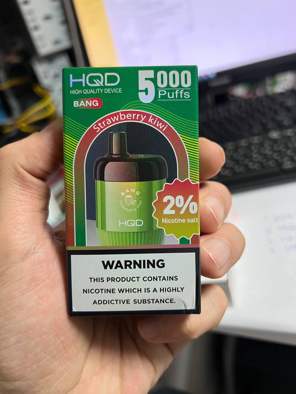HQD Bang 5000 Strawberry Kiwi