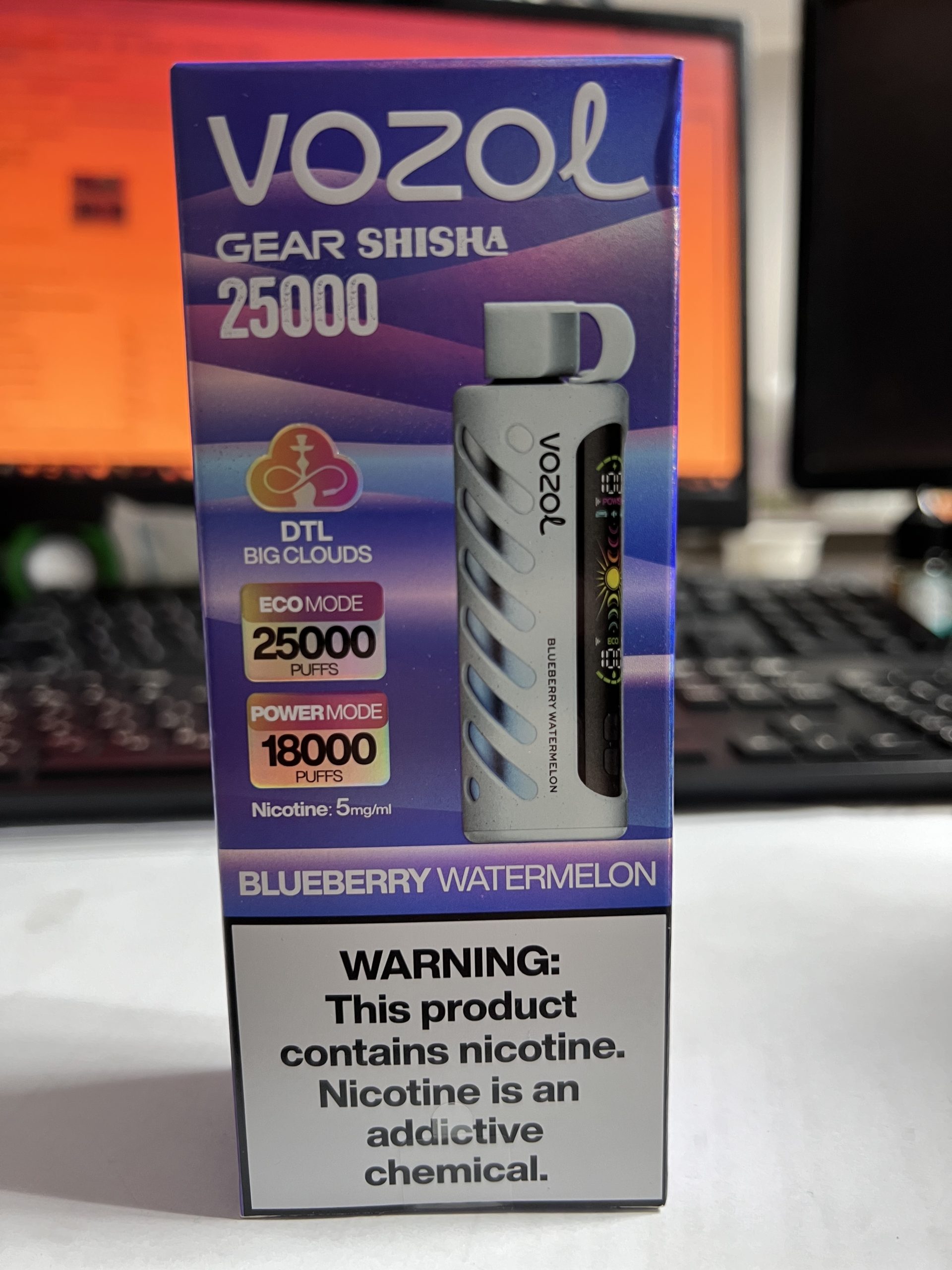 Vozol Gear Shisha 25000 Blueberry Watermelon
