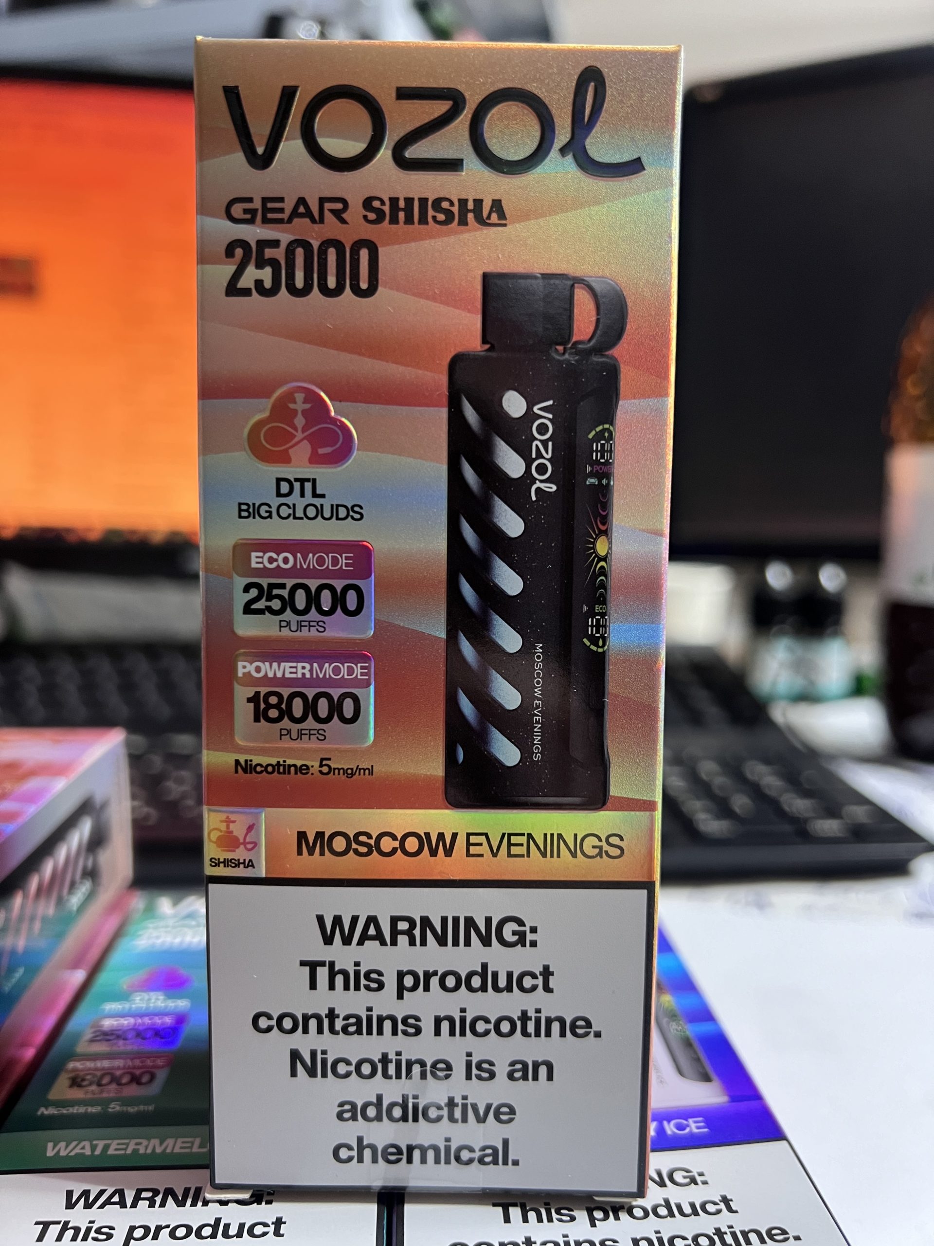 Vozol Gear Shisha 25000 Moscow Ivenings