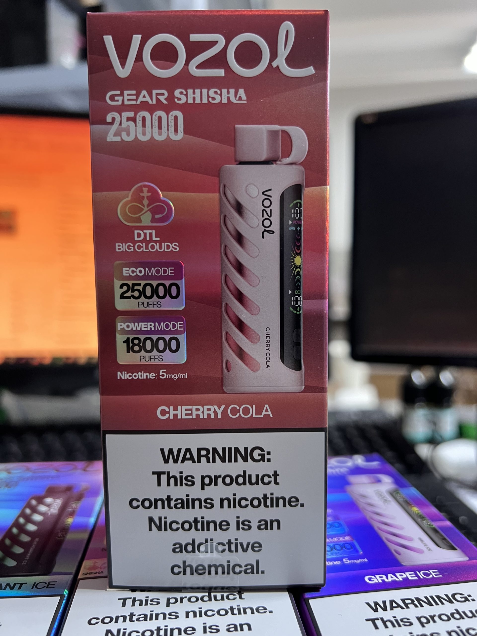 Vozol Gear Shisha 25000 Cherry Cola
