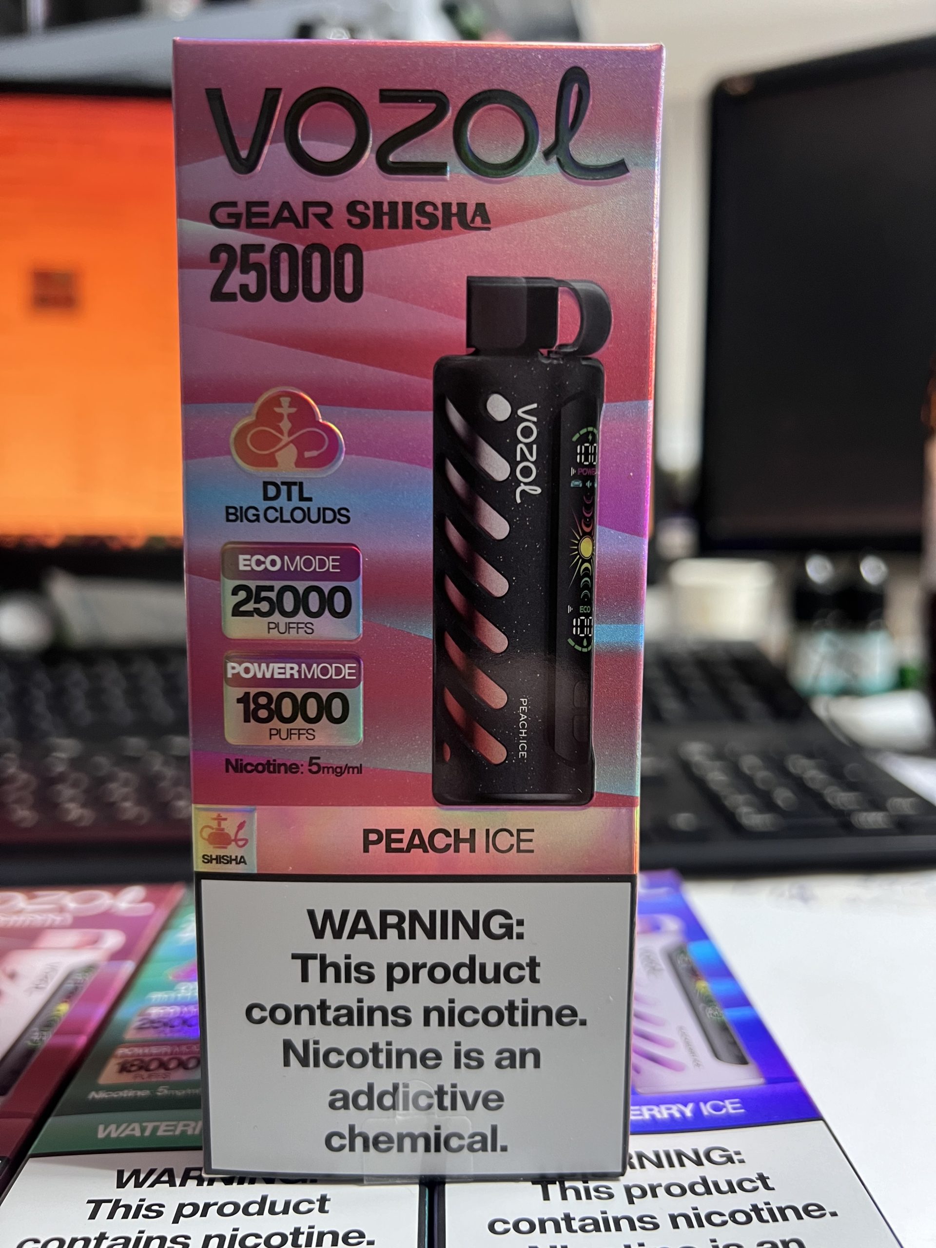 Vozol Gear Shisha 25000 Peache Ice