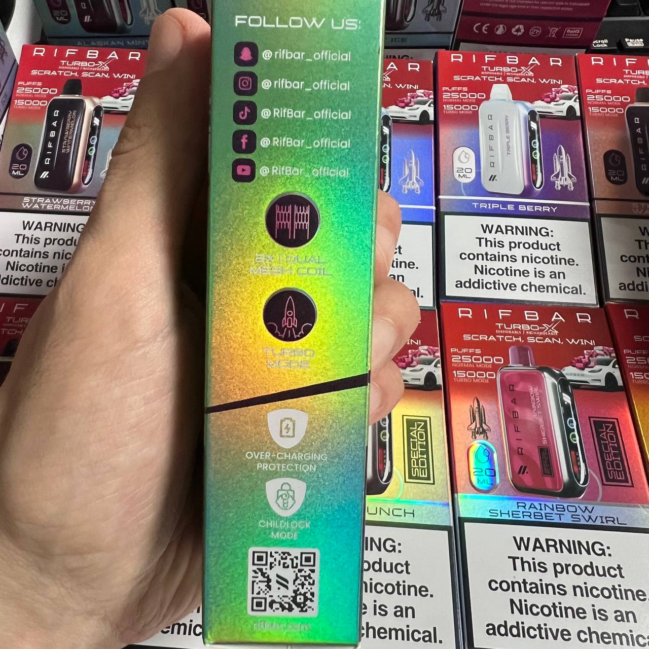 Rifbar 25000 Strawberry Mango