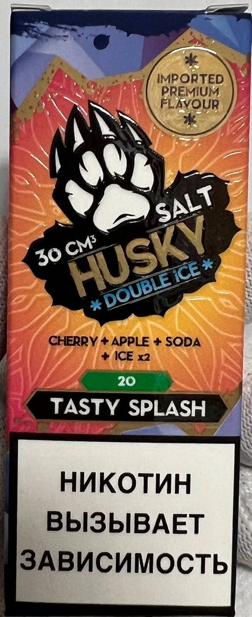 Husky Double Ice Tasty Splash (Ледяная Вишнево-яблочная газировка)