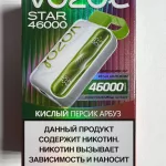 VOZOL STAR 46000 Кислый Персик Арбуз VOZOL STAR 46000 Кислый Персик Арбуз