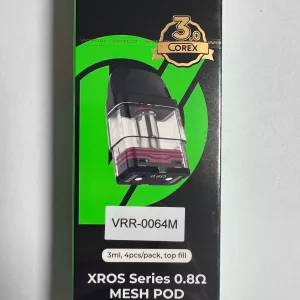 XROS Series 0,8 Mesh Pod 3ml 4 шт (Corex 3.0)