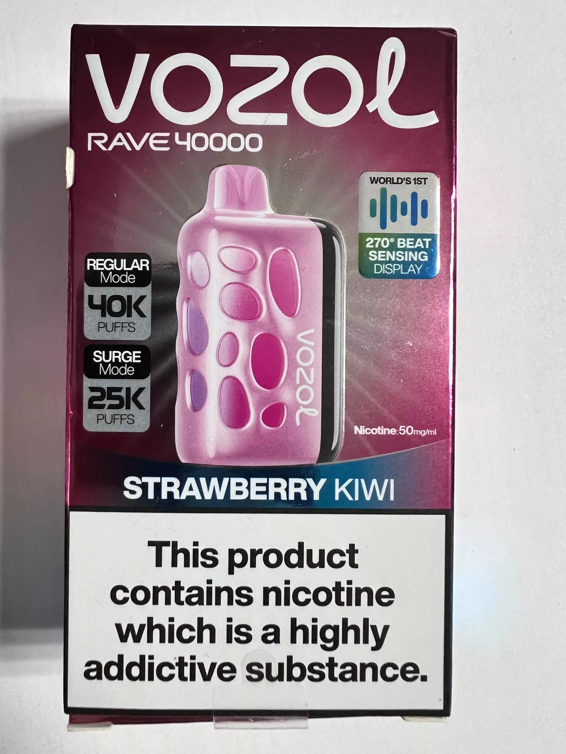Vozol Rave 40000 Strawberry Kiwi