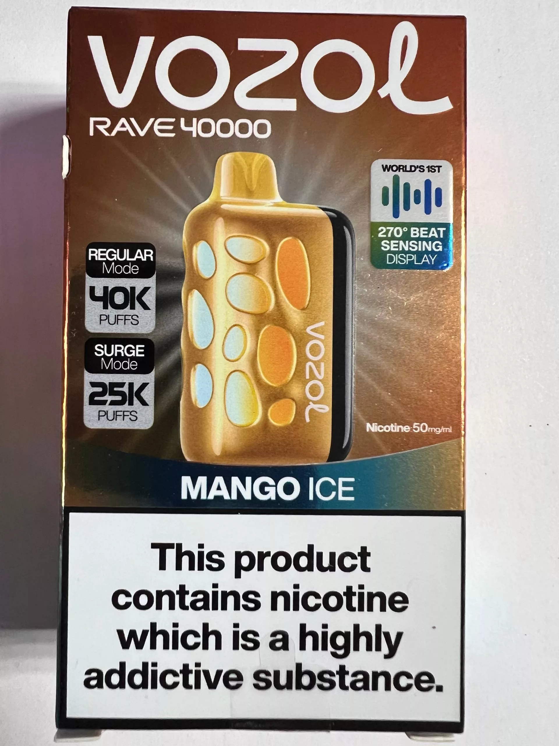 Vozol Rave 40000 Mango Ice