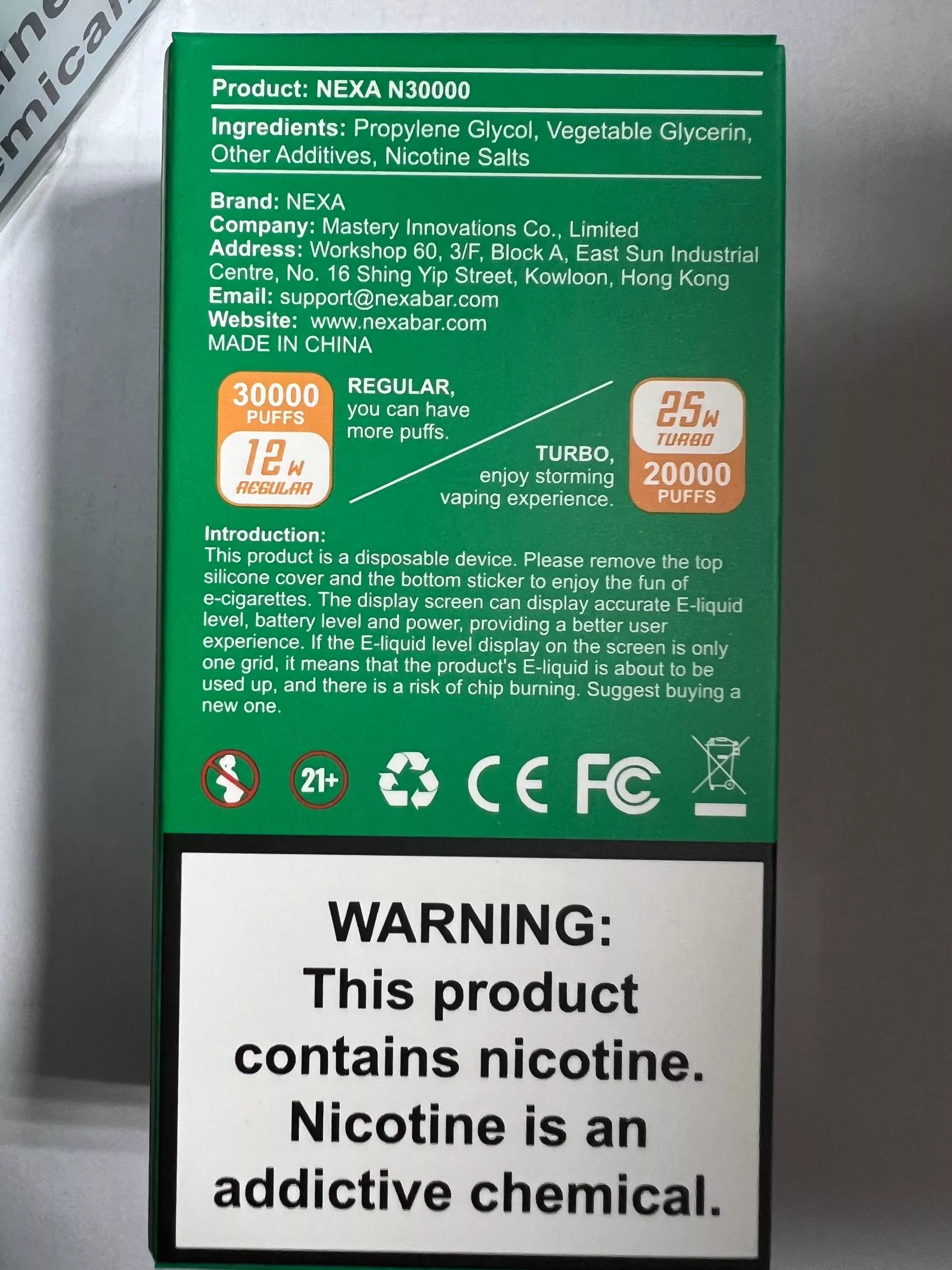 Nexa 30000 Kiwi Pineapple